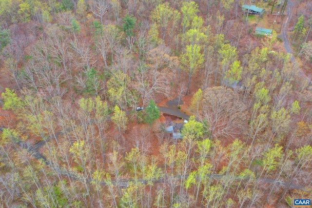 115 Circle Rd, Stanardsville, VA 22973 - drone / aerial view with a wooded view