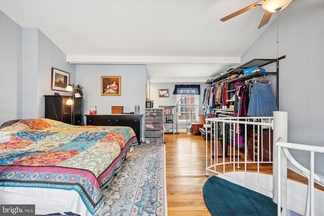 311 S American St, Philadelphia, PA 19106 - bedroom featuring wood finished floors and ceiling fan
