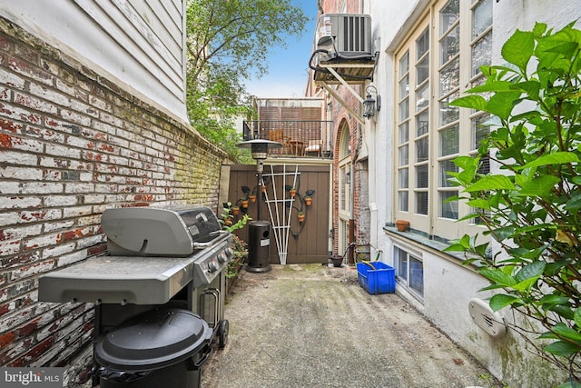 311 S American St, Philadelphia, PA 19106 - view of patio with central air condition unit