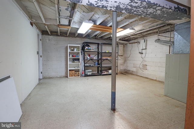 827 Crothers Ln, Rockville, MD 20852 - unfinished basement featuring tile patterned floors