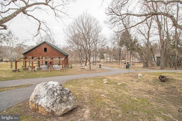 827 Crothers Ln, Rockville, MD 20852 - exterior space with a gazebo