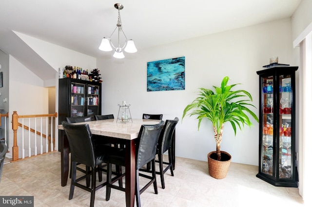904 Emerson Ct, Clementon, NJ 08021 - dining area featuring a notable chandelier
