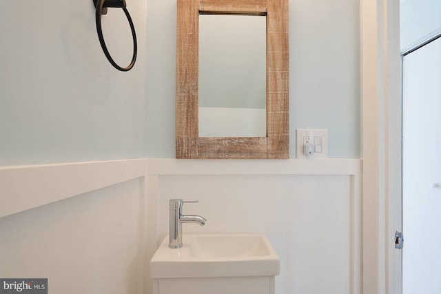 bathroom with a sink