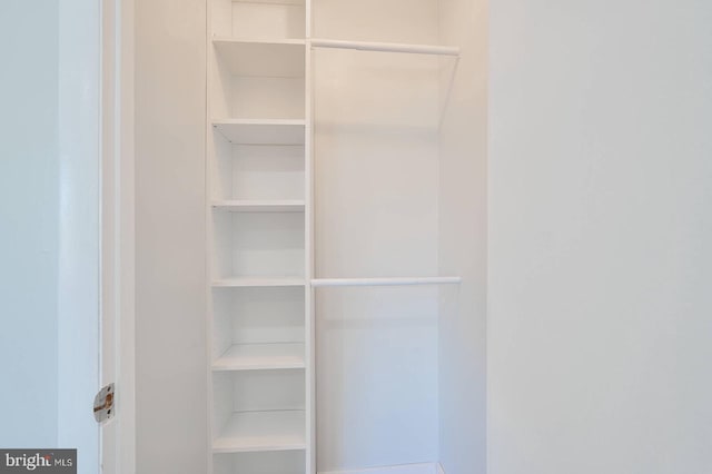 view of closet