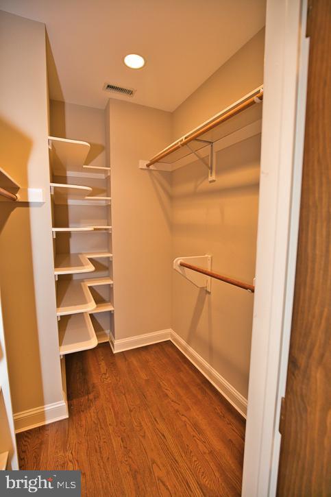 712 Riverside Pines Ct, Salisbury, MD 21801 - spacious closet with wood finished floors