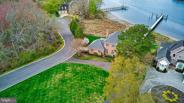 712 Riverside Pines Ct, Salisbury, MD 21801 - aerial view of property's location with a nearby body of water