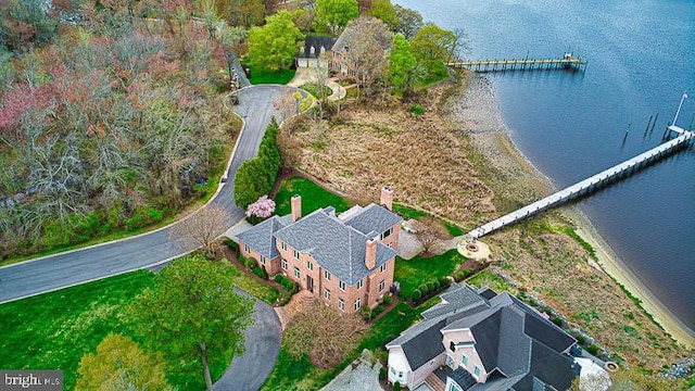 712 Riverside Pines Ct, Salisbury, MD 21801 - aerial view of property and surrounding area featuring a large body of water