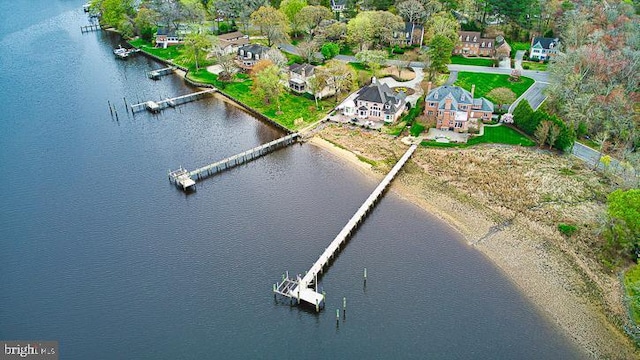 712 Riverside Pines Ct, Salisbury, MD 21801 - aerial view of property's location with a large body of water