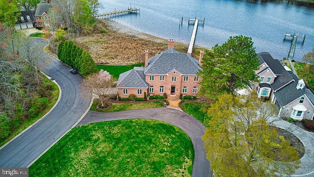 712 Riverside Pines Ct, Salisbury, MD 21801 - aerial overview of property's location with a nearby body of water