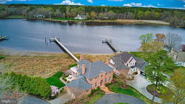 712 Riverside Pines Ct, Salisbury, MD 21801 - drone / aerial view of a large body of water