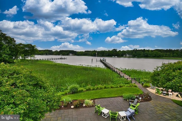 712 Riverside Pines Ct, Salisbury, MD 21801 - view of yard featuring a water view