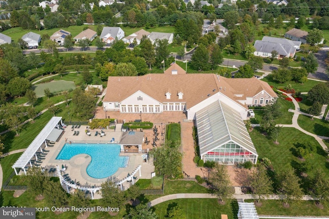 aerial view