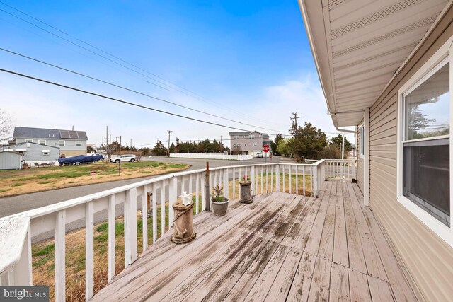 view of deck