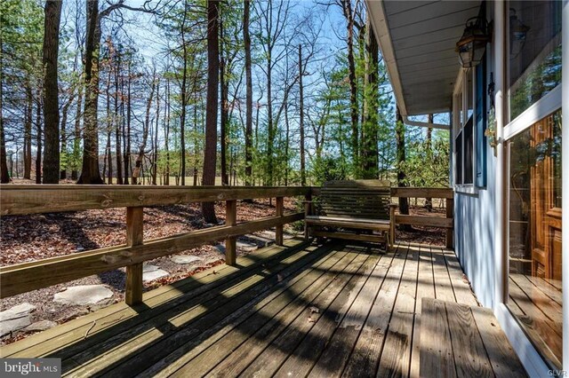 view of deck