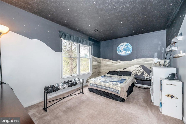 bedroom featuring carpet floors
