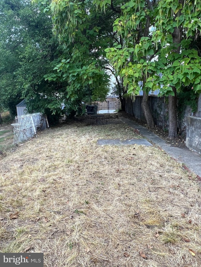 808 Division Ave NE, Washington, DC 20019 - view of yard with fence