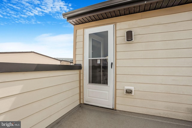 view of property entrance