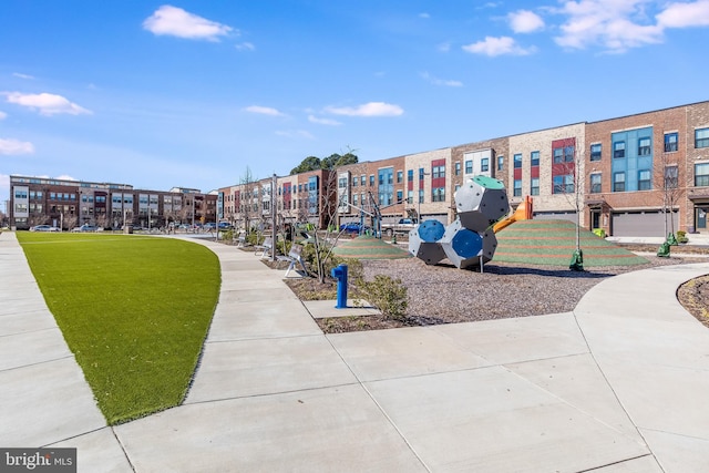 view of property's community