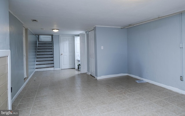 205 Polk Ave, Front Royal, VA 22630 - unfurnished room featuring stairs and baseboards
