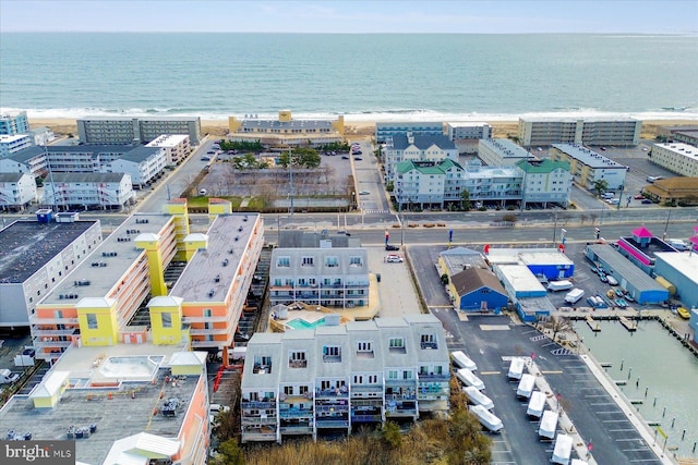 5401 Coastal Hwy Unit 306, Ocean City, MD 21842 - aerial view with a water view and a view of city