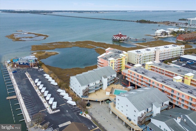 5401 Coastal Hwy Unit 306, Ocean City, MD 21842 - drone / aerial view with a water view