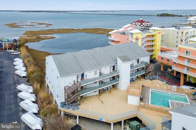 5401 Coastal Hwy Unit 306, Ocean City, MD 21842 - bird's eye view with a water view