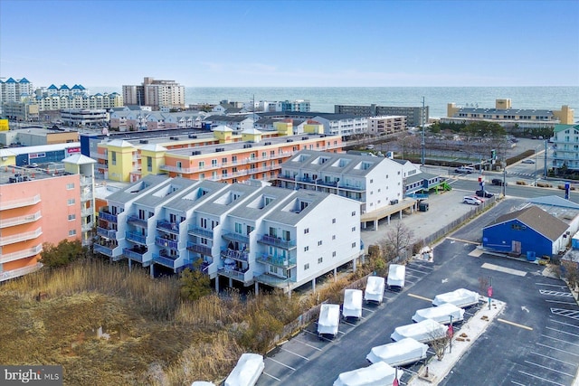 5401 Coastal Hwy Unit 306, Ocean City, MD 21842 - aerial view with a water view and a view of city