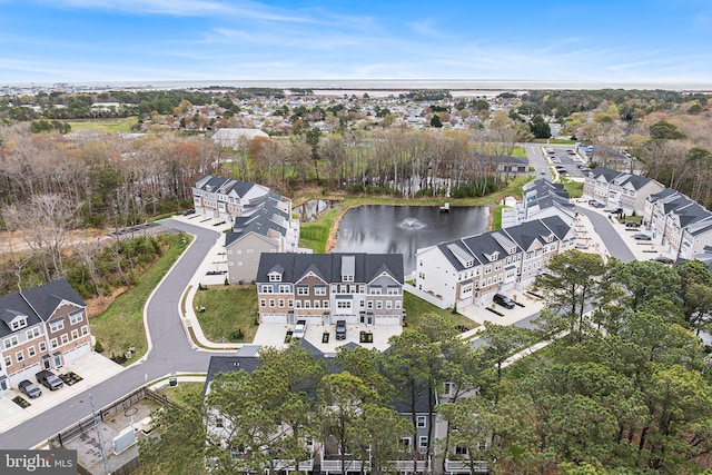 12435 Sea Oaks Ln Unit 3, Berlin, MD 21811 - drone / aerial view featuring a residential view and a water view