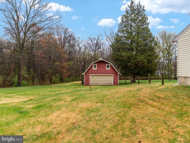 7147 Ohio Ave, Hanover, MD 21076 - view of yard with a barn, an outbuilding, and a detached garage
