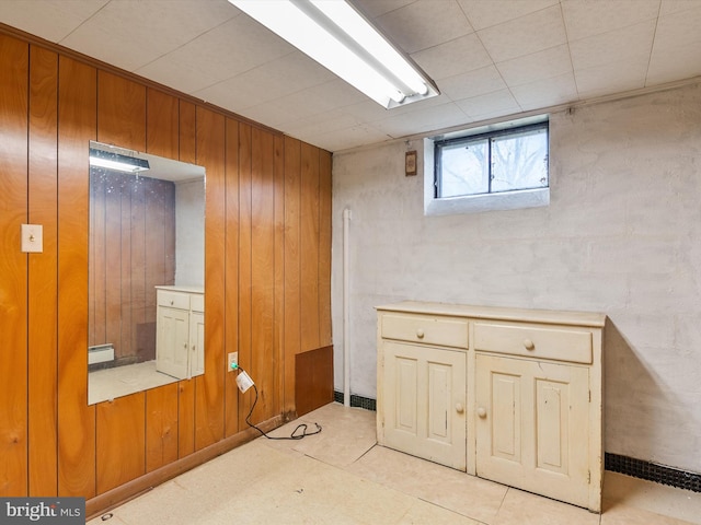 7147 Ohio Ave, Hanover, MD 21076 - interior space featuring a baseboard radiator and wooden walls