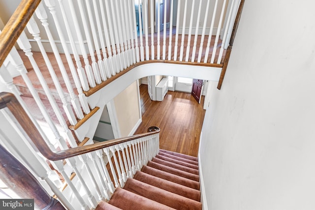 28 Ambler Rd, Cherry Hill, NJ 08002 - stairs with wood finished floors