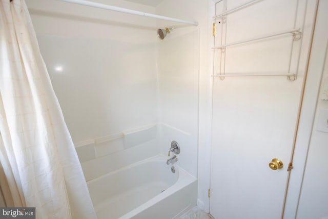 4513 Baker Valley Rd, Frederick, MD 21704 - bathroom featuring shower / tub combo with curtain