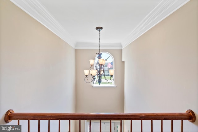 158 Mccormick Dr, Port Deposit, MD 21904 - detailed view of ornamental molding and a chandelier
