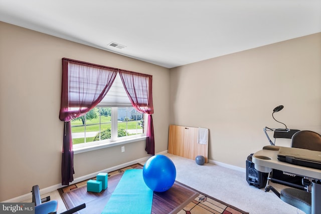 158 Mccormick Dr, Port Deposit, MD 21904 - workout area featuring baseboards