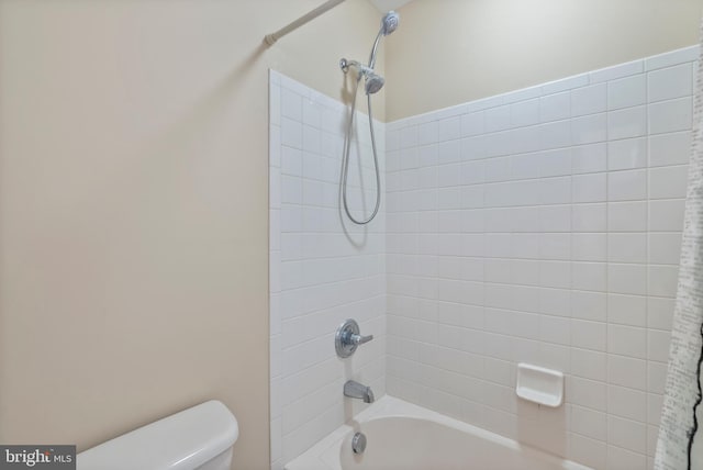 158 Mccormick Dr, Port Deposit, MD 21904 - bathroom featuring toilet and bathtub / shower combination