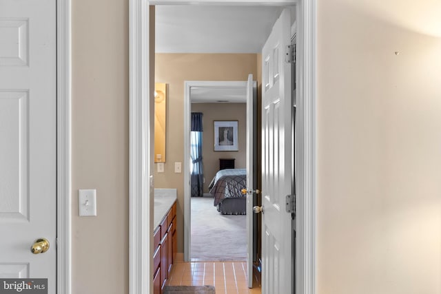 158 Mccormick Dr, Port Deposit, MD 21904 - hall with light tile patterned floors and light carpet