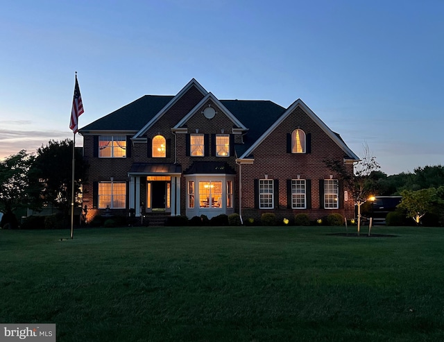 158 Mccormick Dr, Port Deposit, MD 21904 - view of front of house featuring a front yard and brick siding
