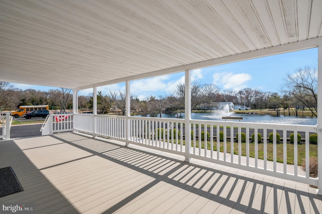 398 Grande Blvd, Rio Grande, NJ 08242 - deck featuring a water view
