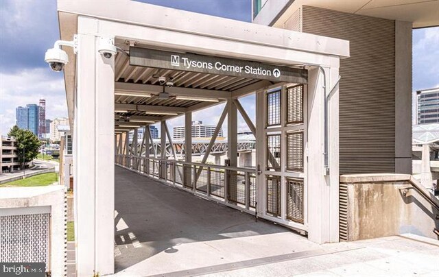 1504 Lincoln Way Unit 302, Mclean, VA 22102 - view of patio featuring a view of city