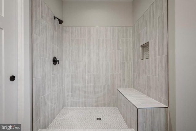 309 Gun Club Rd, Stephenson, VA 22656 - bathroom with a sauna and a tile shower