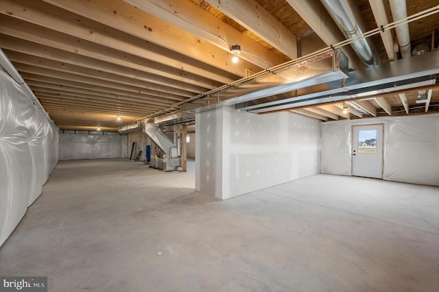 309 Gun Club Rd, Stephenson, VA 22656 - basement with heating unit