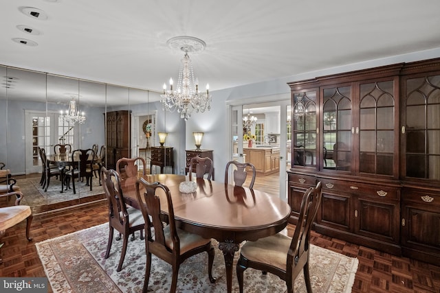 21 Robin Rd, Moorestown, NJ 08057 - dining space with a chandelier