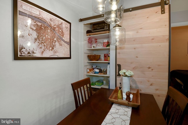 view of dining room