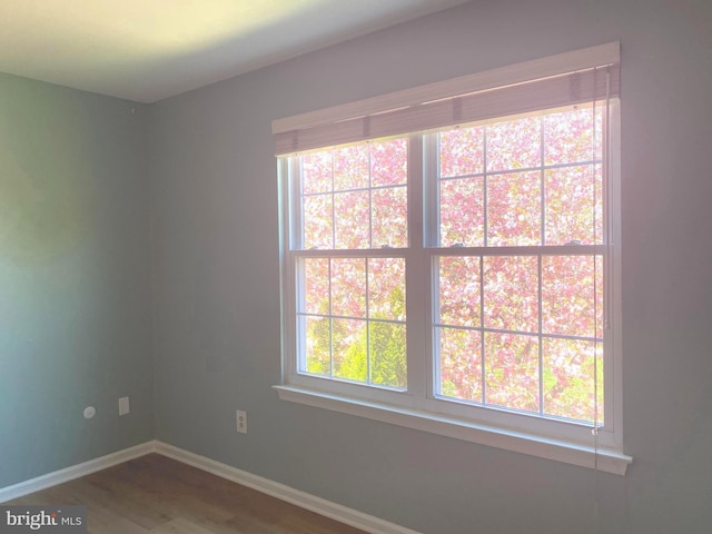 97 Kirkwood Dr, Newtown, PA 18940 - unfurnished room with baseboards and wood finished floors