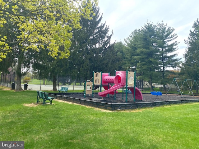 97 Kirkwood Dr, Newtown, PA 18940 - community jungle gym with a lawn
