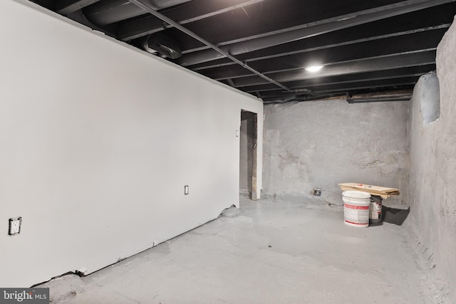 1217 Chestnut St, Burlington, NJ 08016 - view of unfinished basement