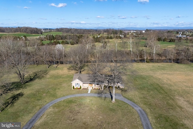 901 Riverside Ave, Grottoes, VA 24441 - birds eye view of property featuring a rural view