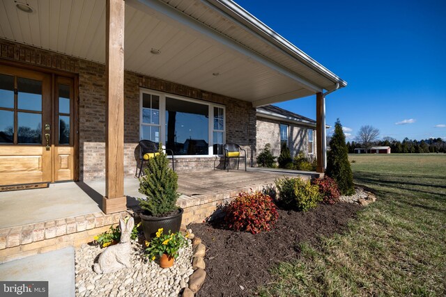 901 Riverside Ave, Grottoes, VA 24441 - view of patio / terrace with covered porch