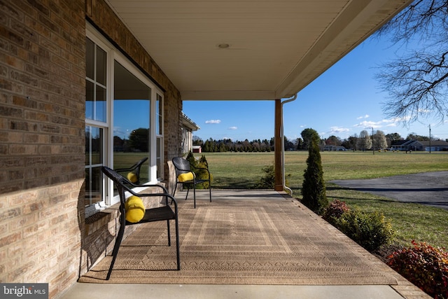 901 Riverside Ave, Grottoes, VA 24441 - wooden deck featuring a porch and a lawn