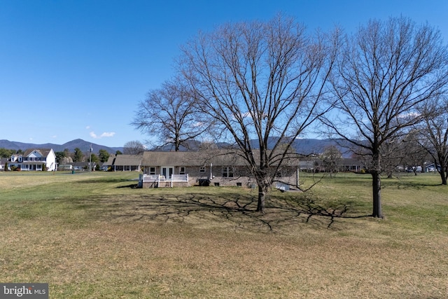 901 Riverside Ave, Grottoes, VA 24441 - exterior space featuring a mountain view